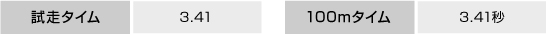 100mタイム計測例