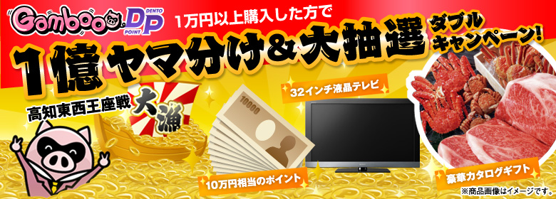 GambooDP高知東西王座戦ダブルキャンペーン